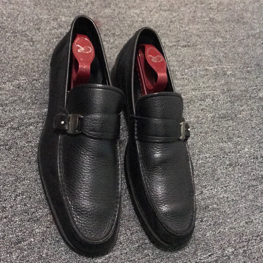 Ferragamo men’s black loafers